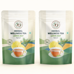 Herbal Wellness Tea -Lemon Zest (Pack of 2)