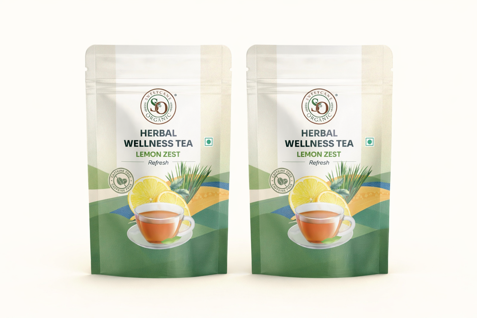 Herbal Wellness Tea -Lemon Zest (Pack of 2)